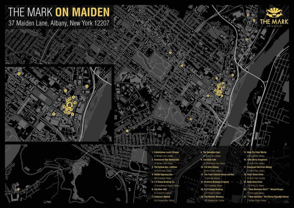 Downtown Albany 1 Bed + Workstation @ Maiden Lane Apartment Екстериор снимка